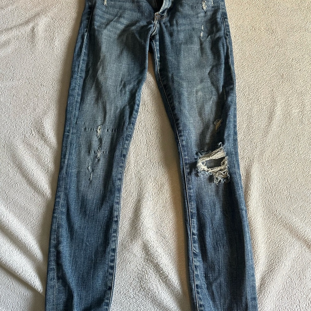 Abercrombie & Fitch Harper Low Rise Ankle Jeans
